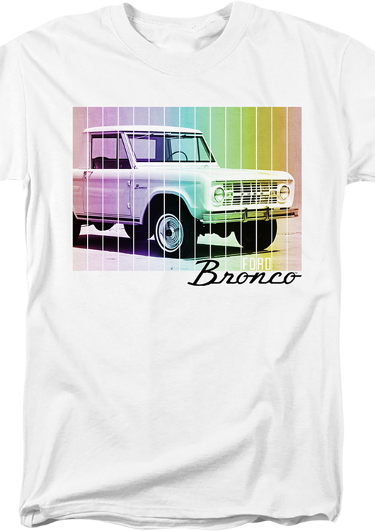 Bronco Retro Panels Ford T-Shirt - main product image