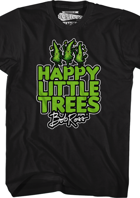 Happy Little Trees Bob Ross T-Shirt - main product image