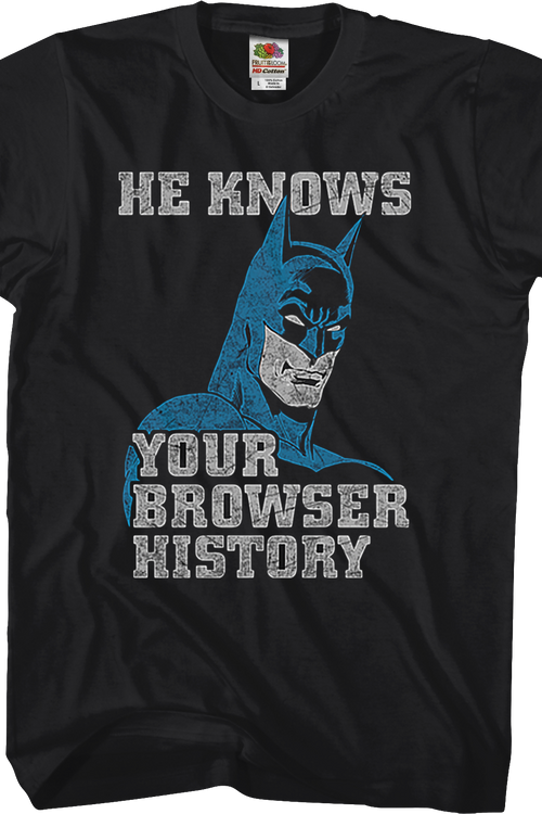 Browser History Batman T-Shirtmain product image