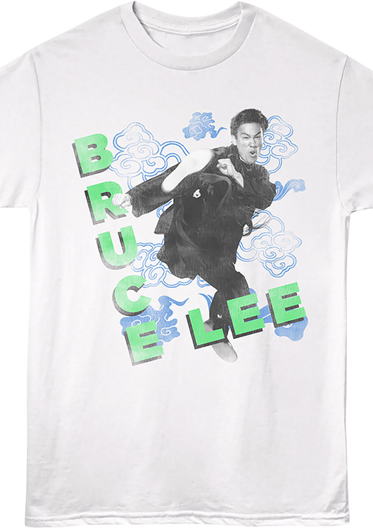 Dragon In The Clouds Bruce Lee T-Shirt - main product image