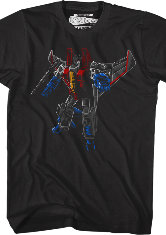 Brush Stroked Starscream Transformers T-Shirt - main product image