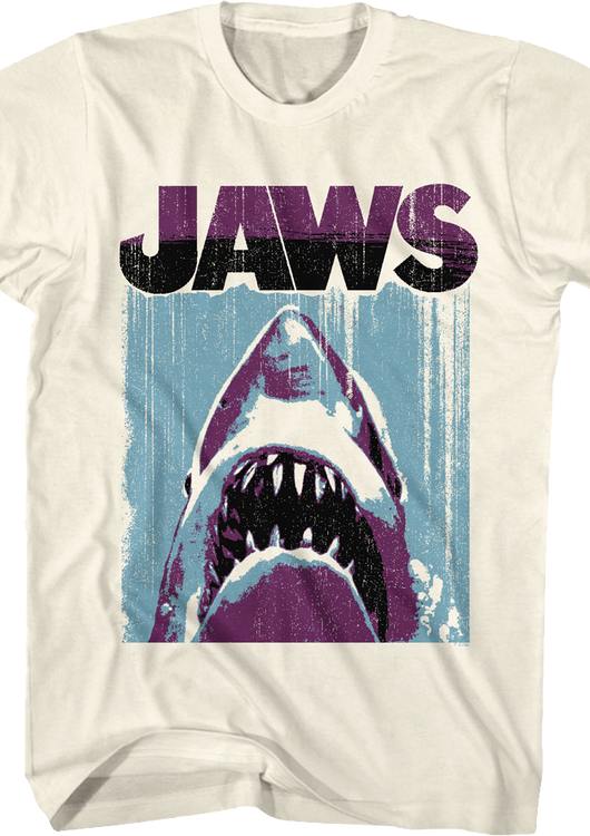 Brushstroke Poster Jaws T-Shirt - main product image