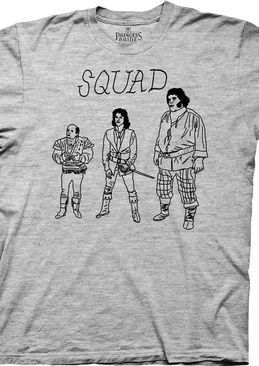 Brute Squad Sketch Princess Bride T-Shirt - main product image