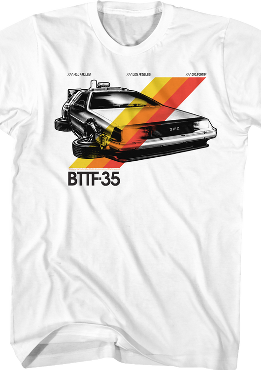 BTTF-35 Back To The Future 35th Anniversary T-Shirt - main product image