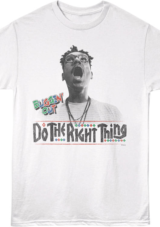 Buggin' Out Do The Right Thing T-Shirt - main product image