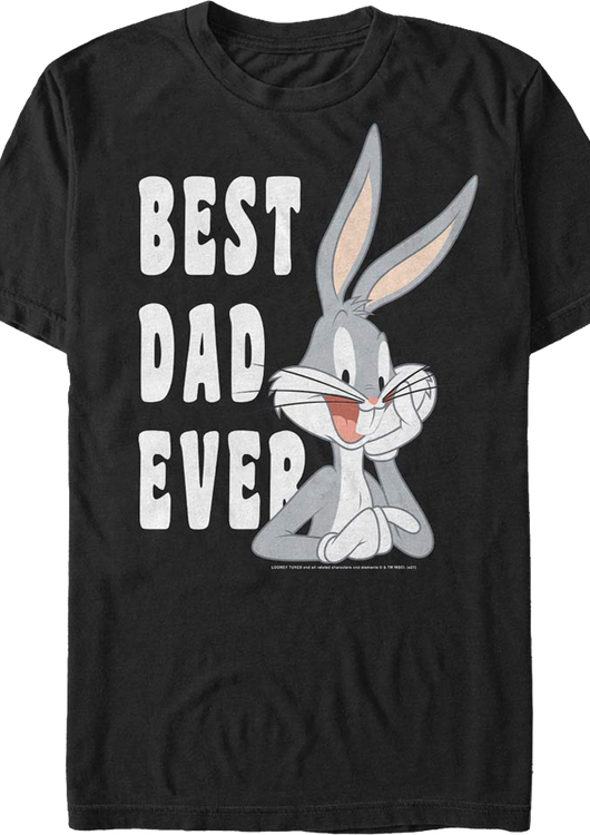 Bugs Bunny Best Dad Ever Looney Tunes T-Shirt - main product image