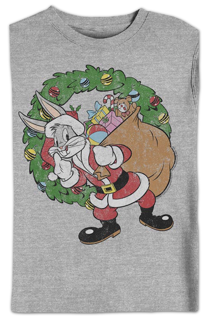 LOONEY TUNES Mens Rapper Bugs Bunny Sweatshirt (Navy Blue) | SHEIN A