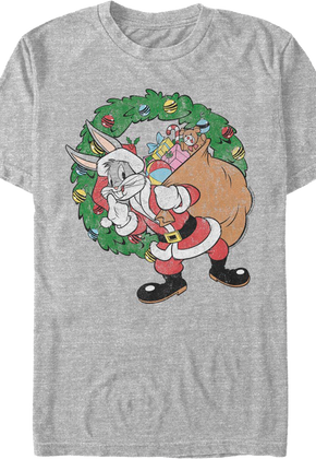 Bugs Bunny Santa Claus Looney Tunes T-Shirt