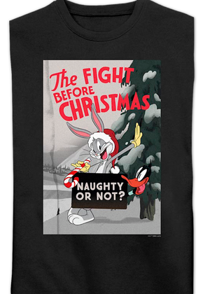 The Fight Before Christmas Looney Tunes Sweatshirt