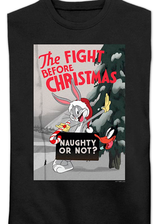 The Fight Before Christmas Looney Tunes Sweatshirt - main product image