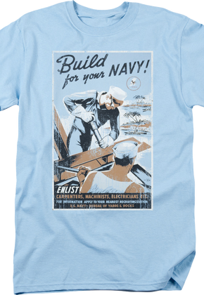 Build For Your Navy T-Shirt