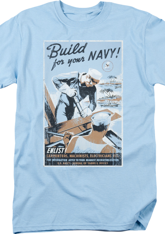 Build For Your Navy T-Shirt - main product image