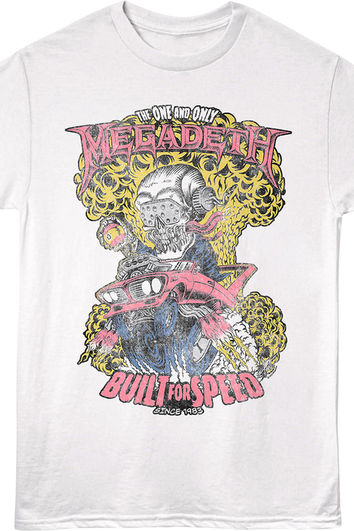 Built For Speed Megadeth T-Shirtmain product image
