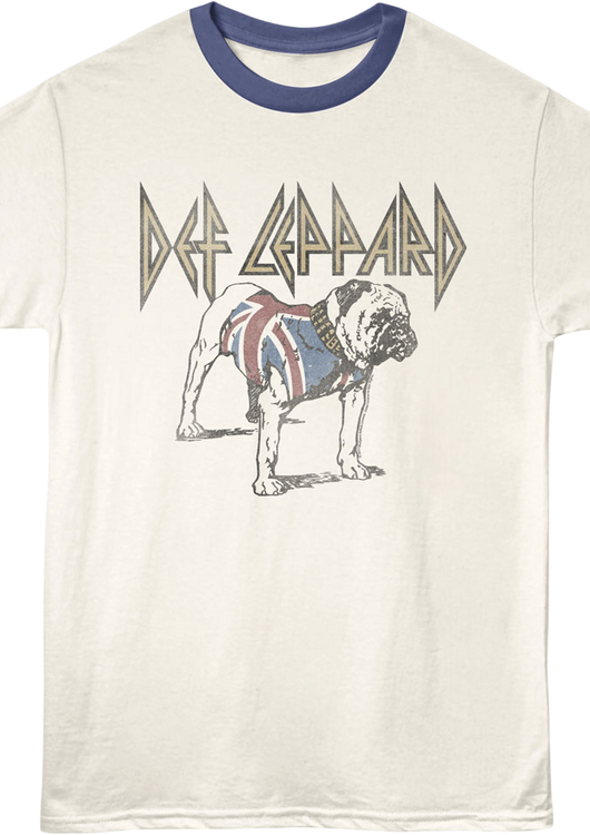 Bulldog Def Leppard Ringer Shirt - main product image