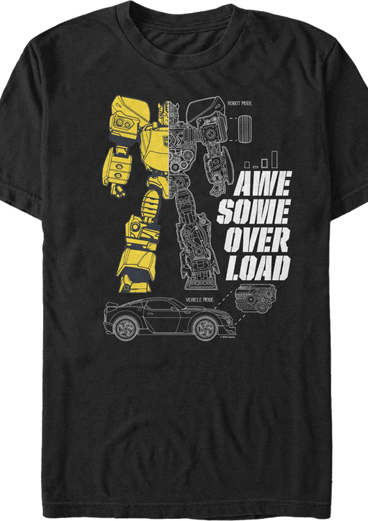 Bumblebee Awesome Overload Transformers T-Shirt - main product image