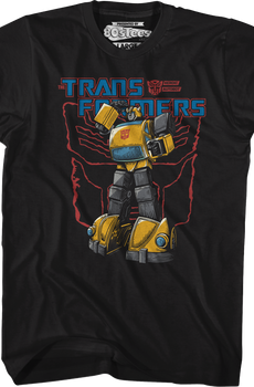 Bumblebee Battle Pose Transformers T-Shirt
