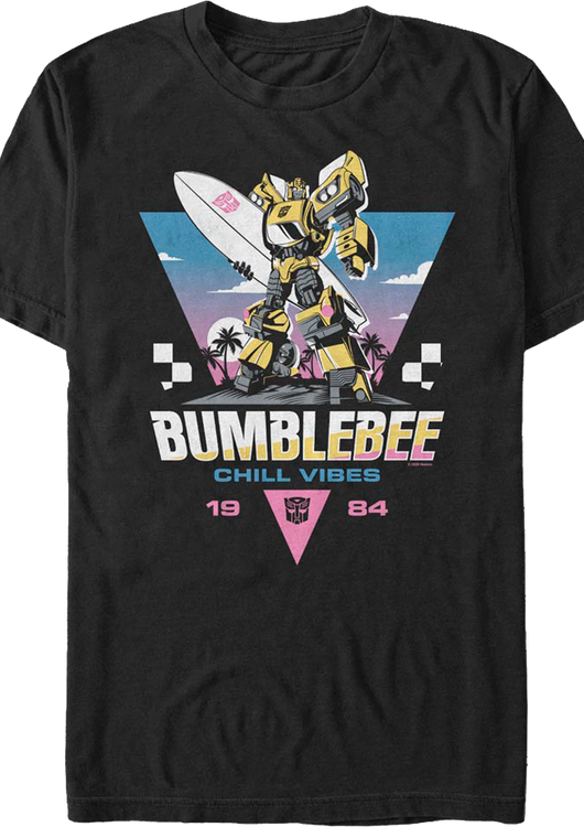 Bumblebee Chill Vibes Transformers T-Shirt - main product image
