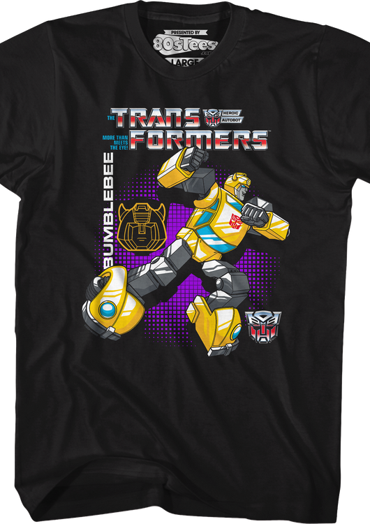Bumblebee Fight Pose Transformers T-Shirt - main product image