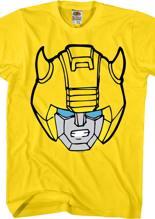 Bumblebee Head Shot Transformers T-Shirt - main product image