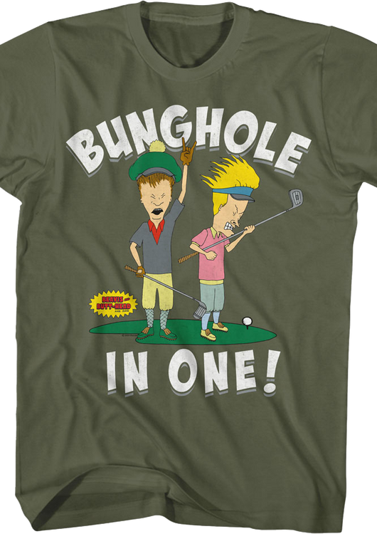 Bunghole In One Beavis And Butt-Head T-Shirt - main product image