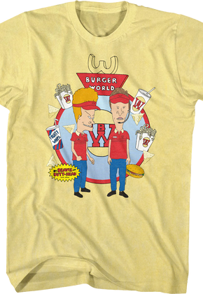 Burger World Beavis And Butt-Head T-Shirt