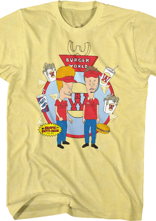 Burger World Beavis And Butt-Head T-Shirt - main product image