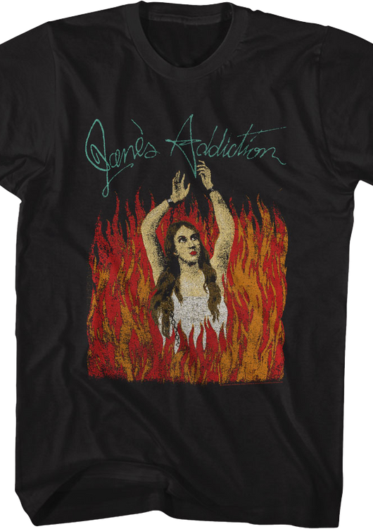 Burning Girl Jane's Addiction T-Shirt - main product image