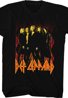 Burning Logo Def Leppard T-Shirt