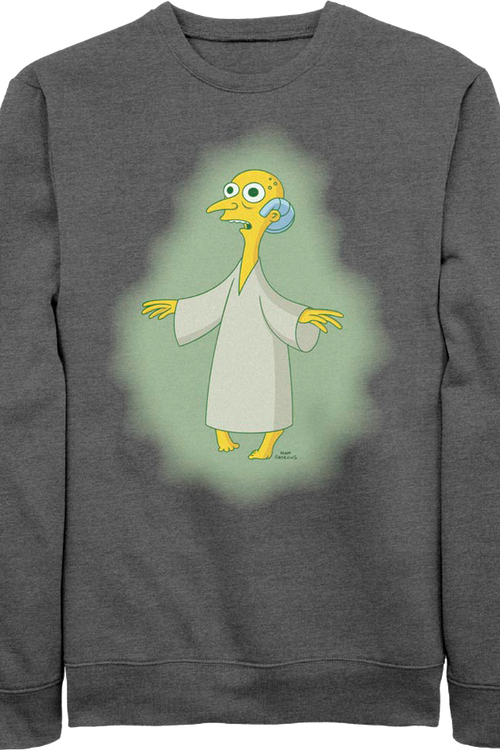 Burns Files The Simpsons Sweatshirtmain product image