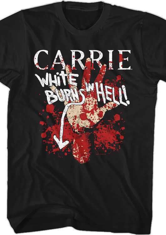 Burns In Hell Carrie T-Shirt - main product image