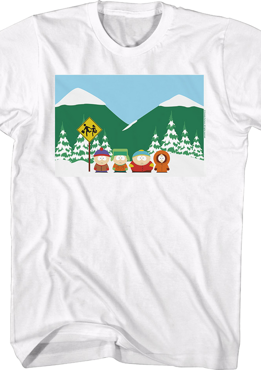 Bus Stop South Park T-Shirt - main product image