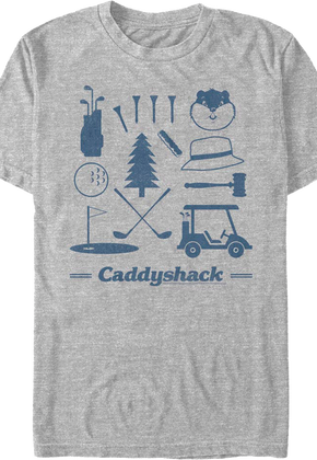 Bushwood Country Club Icons Caddyshack T-Shirt