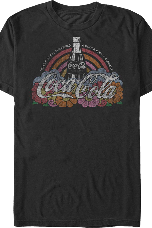 Buy The World A Coke Rainbow Coca-Cola T-Shirt - main product image