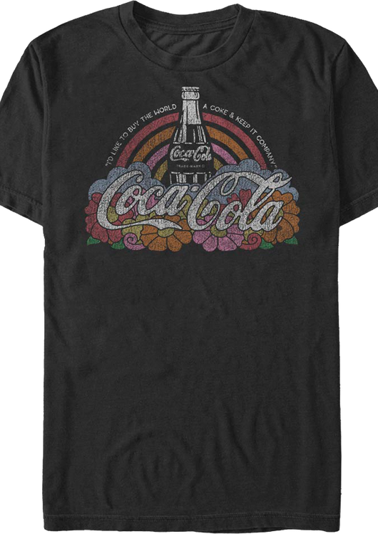 Buy The World A Coke Rainbow Coca-Cola T-Shirt - main product image