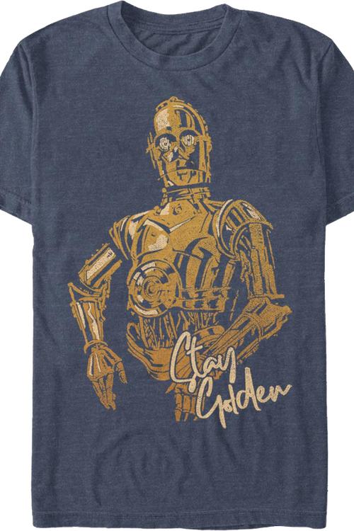 C-3PO Stay Golden Star Wars T-Shirtmain product image