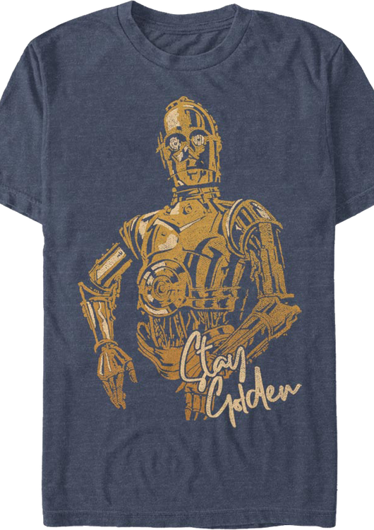 C-3PO Stay Golden Star Wars T-Shirt - main product image