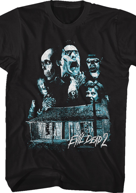 Cabin Collage Evil Dead T-Shirt - main product image