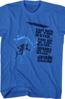 Cage Goes In The Water Jaws T-Shirt