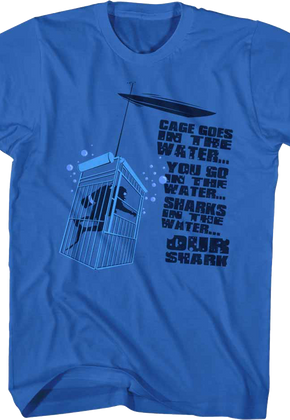 Cage Goes In The Water Jaws T-Shirt