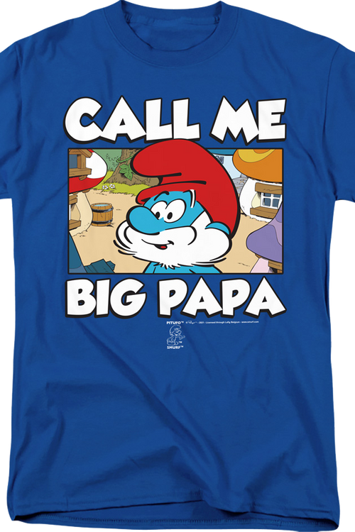 Call Me Big Papa Smurfs T-Shirtmain product image
