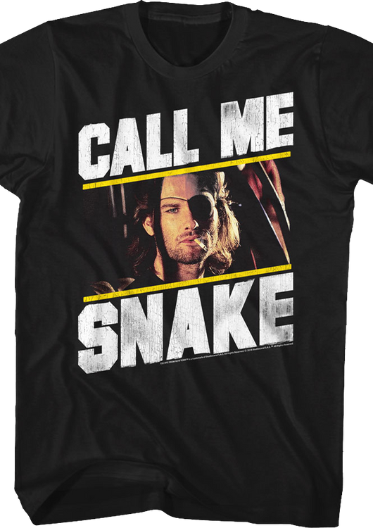 Call Me Snake Escape From New York Shirt - main product image