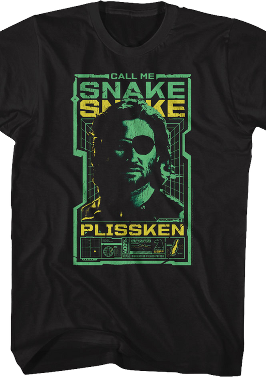 Call Me Snake Tech Screen Escape From New York T-Shirt - main product image