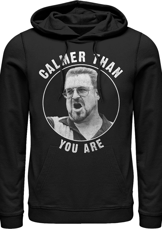 Calmer Than You Are Big Lebowski Premium Pullover Hoodie - main product image