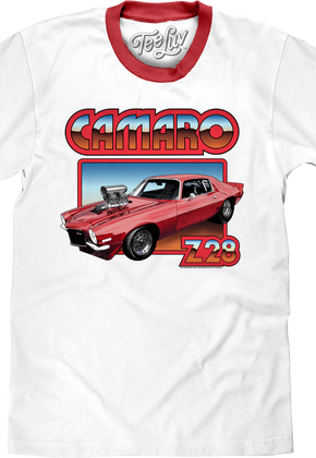 Camaro Z28 Chevrolet Ringer Shirt