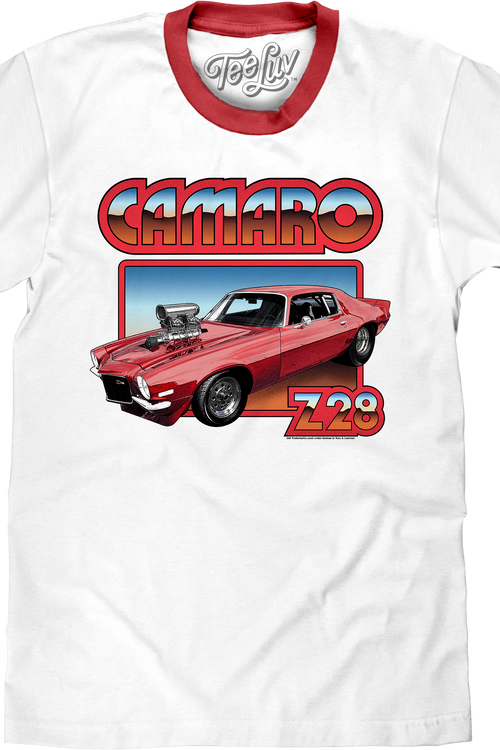 Camaro Z28 Chevrolet Ringer Shirtmain product image