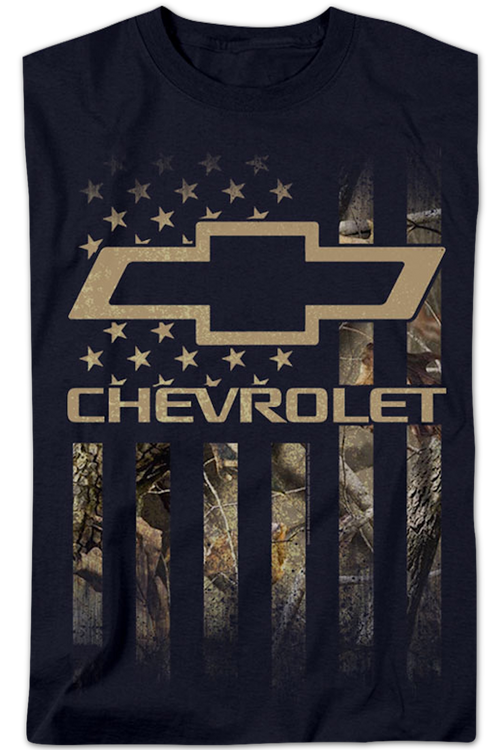Camo Flag Chevrolet T-Shirtmain product image