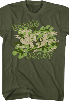 Camouflage Beetle Bailey T-Shirt