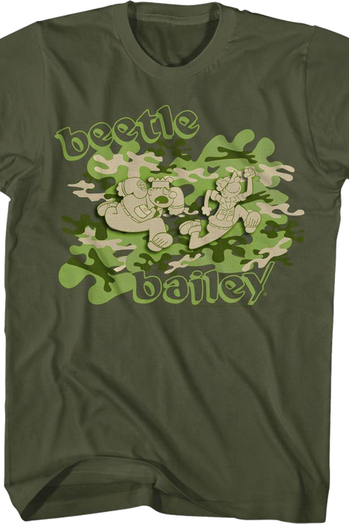 Camouflage Beetle Bailey T-Shirtmain product image