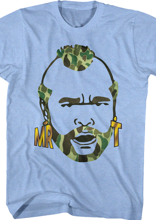 Camouflage Mr. T Shirt - main product image