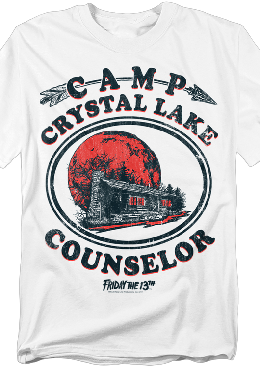 Camp Crystal Lake Counselor Friday the 13th T-Shirt - main product image